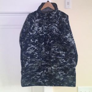 Blue Military parka